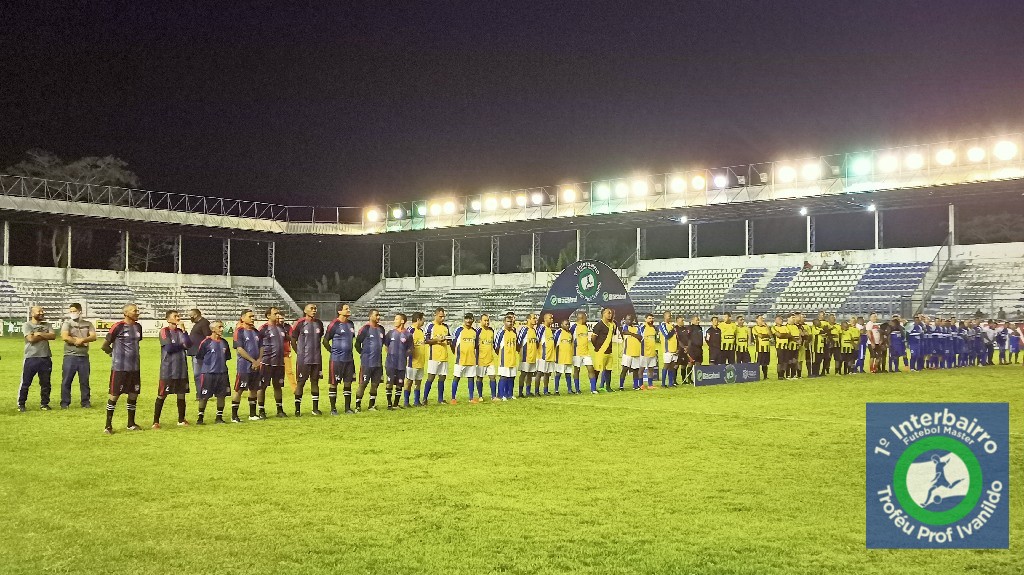 undefined - Times Terra do Sol, COHAB, Frei Solano e Vila São João perfilados para a abertura do Primeiro Interbairro de Futebol Master Troféu Prof Ivanildo.