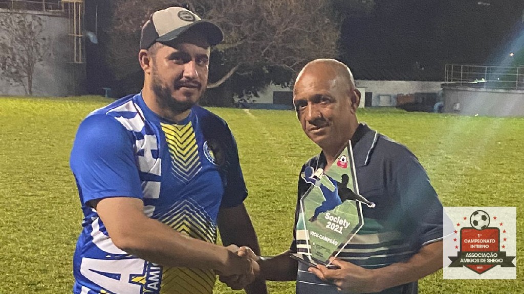 1° Campeonato Interno Associação Amigos de Shego - Eduardo Bolinha - Representante da equipe BETS ESPORTES - Vice Campeão.