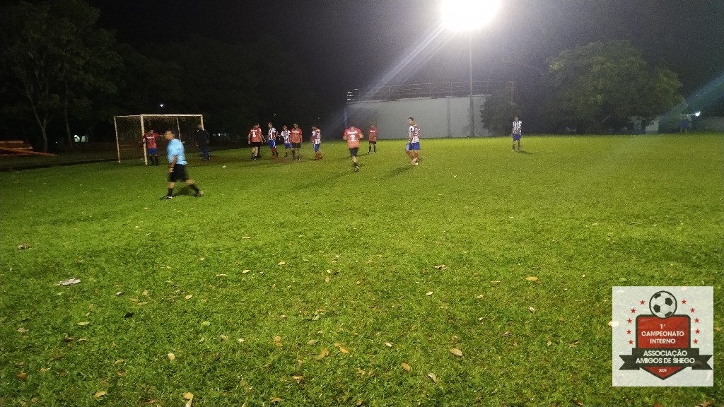 1° Campeonato Interno Associação Amigos de Shego - Partida entre PAIVAR SERV x PREVINNI VACINAS, interrompido aos 15min da primeira etapa por conta de forte chuva.