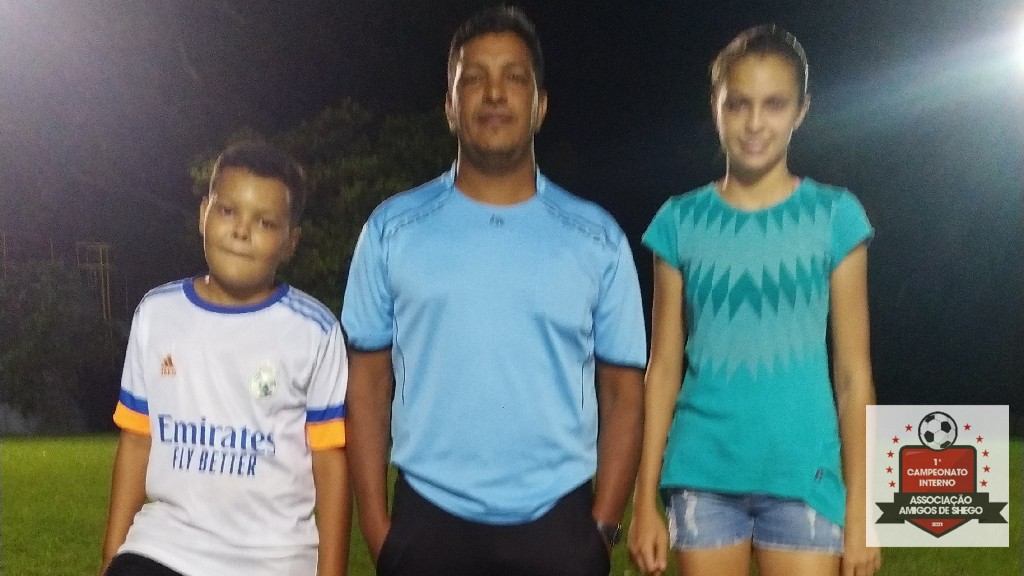 1° Campeonato Interno Associação Amigos de Shego - Arbitragem e repositores de bola, time campeão.