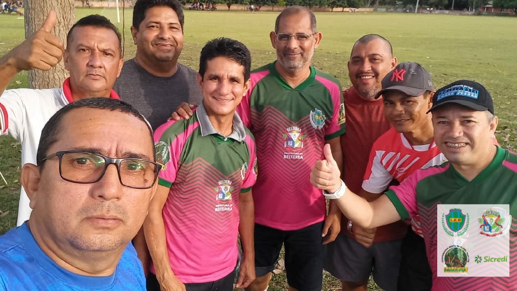 undefined - Presidente da LEB Arielton Silva e apoiadores do Campeonato Belterrense