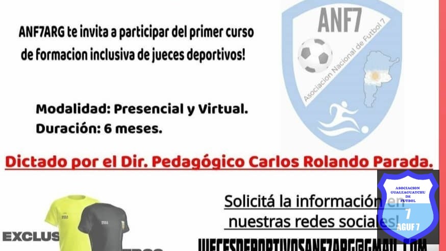 LIGA DE HONOR FUTBOL 7 GUALEGUAYCHU - Comenzamos a Convocar a los interesados, de nuestro propio Deporte, el Fútbol 7, si te interesa pedí información en la Cancha con la Secretaria o envía un email a: juecesdeportivosanf7arg@gmail.com. te esperamos.