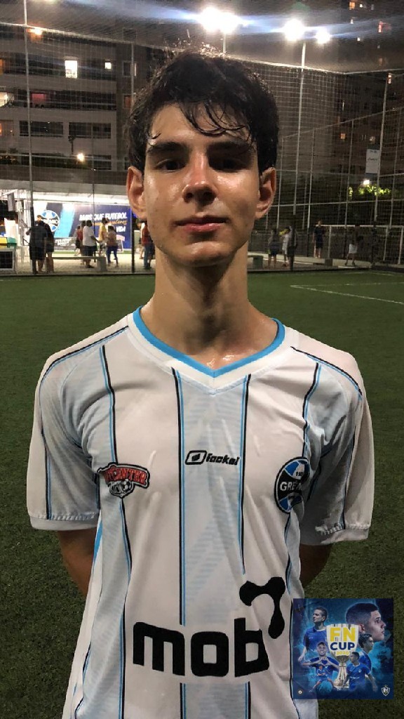 FN CUP - Destaque da Partida entre GRÊMIO x EAGLES, foi o Atleta  Lucca Dall’Olio marcou quatro gols e ajudou a sua equipe a alcançar a vitória na FN CUP.