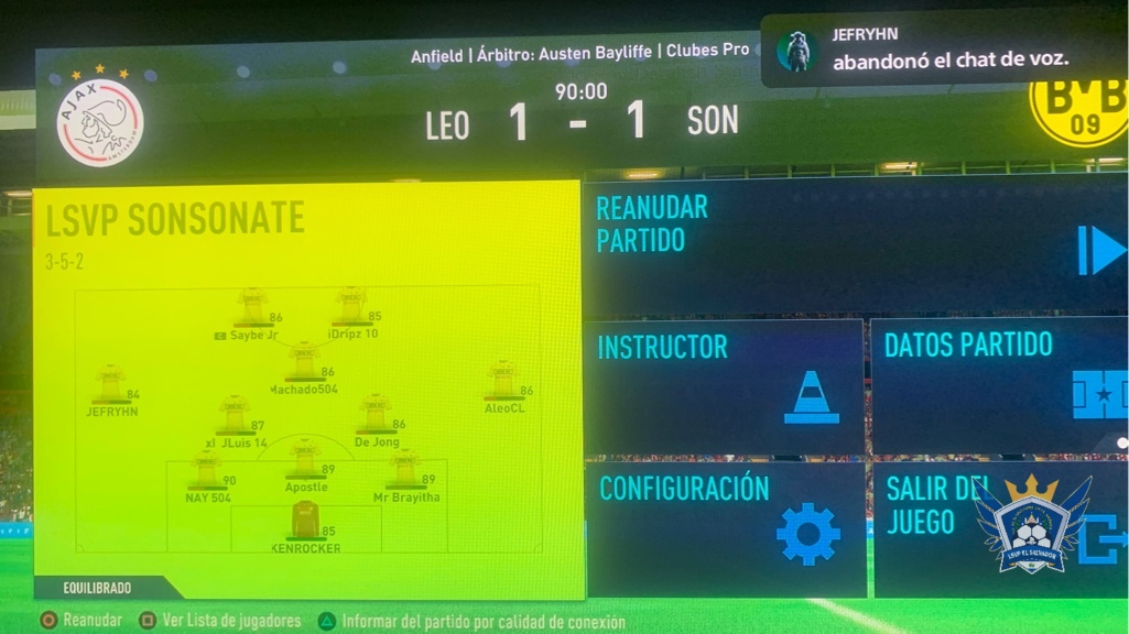 PRIMERA DIVISIÓN LSVP - 