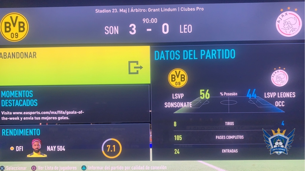 PRIMERA DIVISIÓN LSVP - 