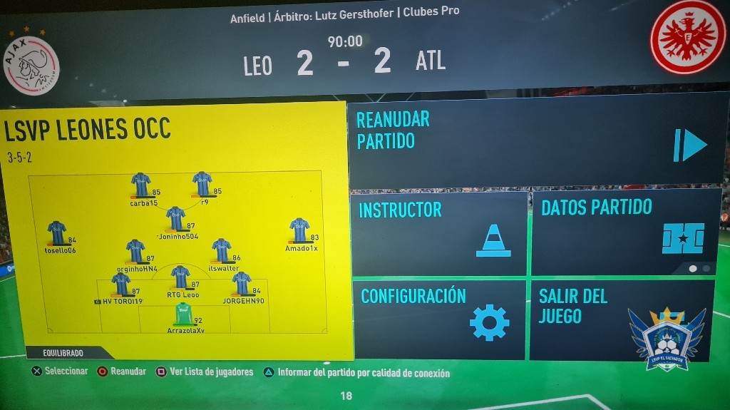 PRIMERA DIVISIÓN LSVP - IDA