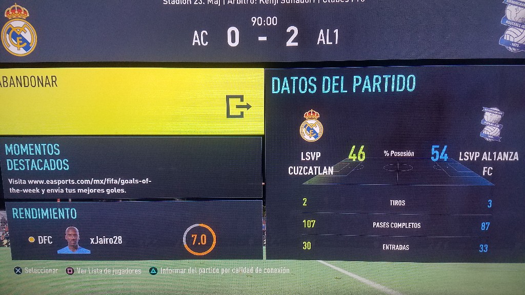 PRIMERA DIVISIÓN LSVP - 