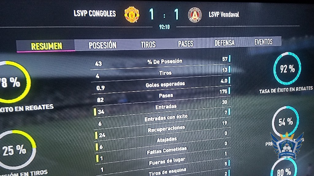 SEGUNDA DIVISIÓN LSVP - lsvp congoles 1 - lsvp Vendaval 1