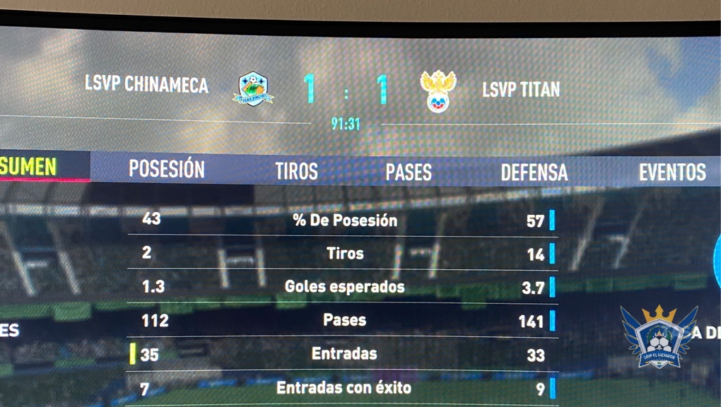 SEGUNDA DIVISIÓN LSVP - chinameca 1-1 titan (vuelta) 2-1 a favor de chinameca 