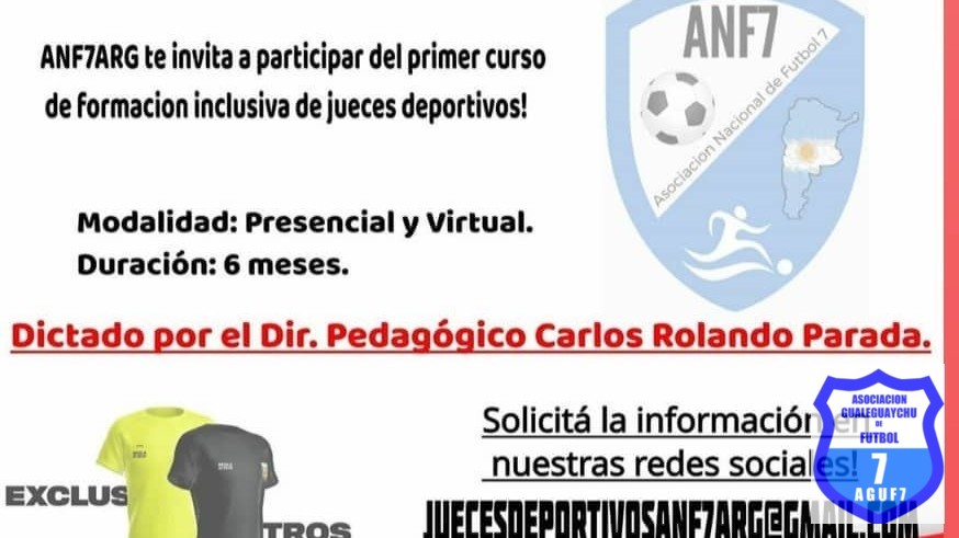 undefined - Comenzamos a Convocar a los interesados, de nuestro propio Deporte, el Fútbol 7, si te interesa pedí información en la Cancha con la Secretaria o envía un email a: juecesdeportivosanf7arg@gmail.com. te esperamos.