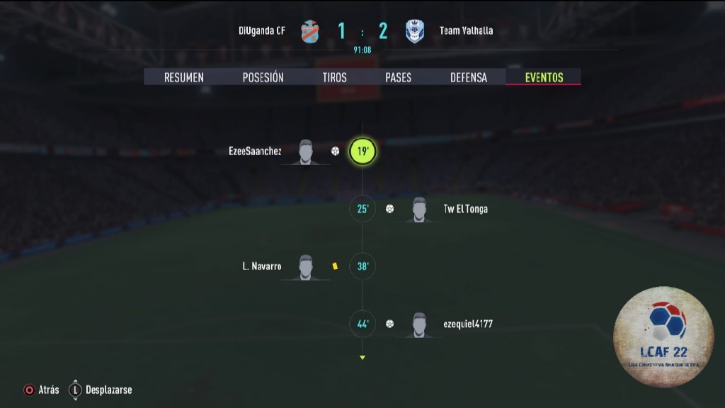 Liga Competitiva Amateur de Fifa - 