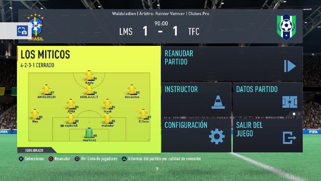 Liga Competitiva Amateur de Fifa - 