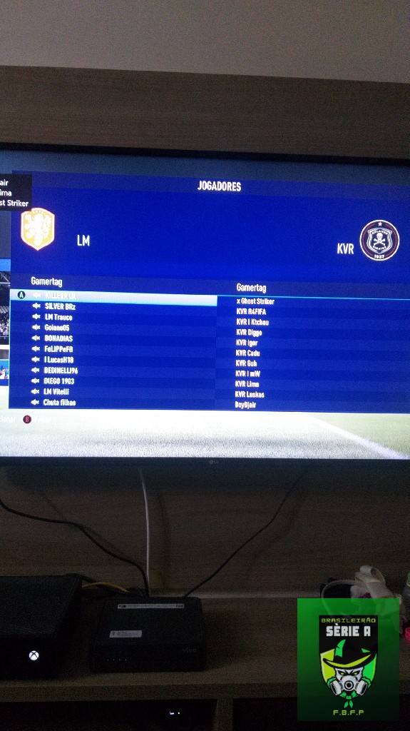BRASILEIRO SÉRIE A - lista de jogadores