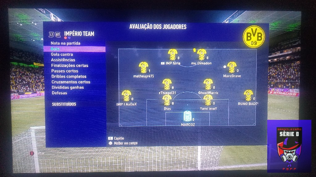 BRASILEIRO SÉRIE B - imperio Team x Royals gols