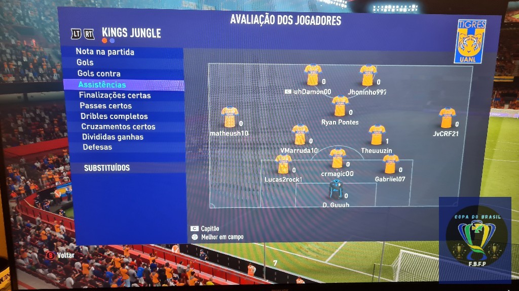COPA DO BRASIL 2° EDIÇÃO - Sparta Es 1x1 Kings Jungle