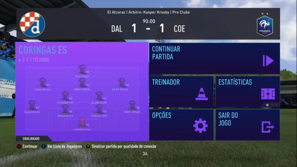 COPA BRONZE 1° EDIÇÃO - CORINGAS 1 X 1 DALLAS JOGO VOLTA