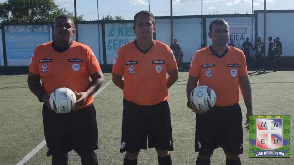 undefined - Trio de arbitragem da 1 rodada do campeonato fut7 de evangélico 