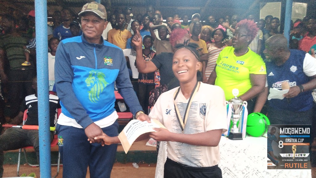 undefined - Player of the tournament Jariatu Kamara 