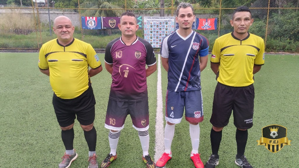 1° COPA INTERNA F.E.I DE FUTEBOL 7 SOCIETY MASCULINO 2021 - ARBITRAGEM E CAPITÃES DA 1° COPA INTERNA FEI DE FUTEBOL 7 SOCIETY MASCULINO 2021. 