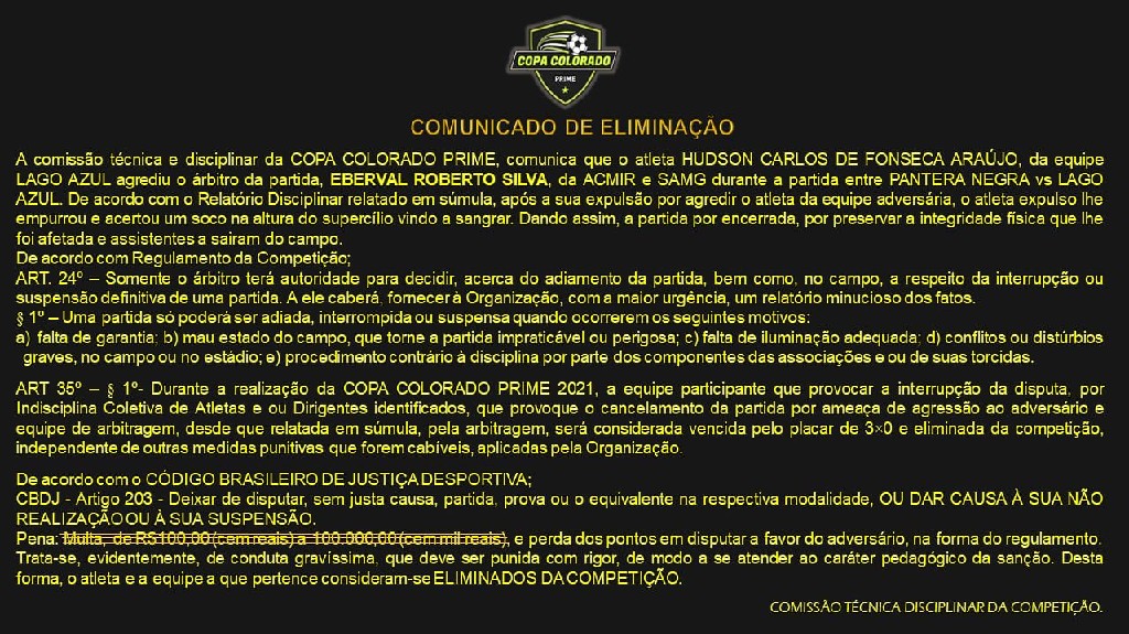 COPA COLORADO PRIME - 