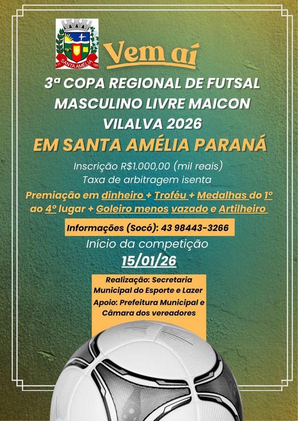 undefined - Terceira Copa de Futsal Santa Amélia 