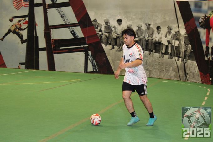 مسابقات فوتسال جام رمضان ۲۰۲۶  - جمال یکی از جوانان خوب تیم یونایتد 