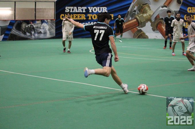 مسابقات فوتسال جام رمضان ۲۰۲۶  - محمد ترکمنی کاپیتان و  جوان با اخلاق ، فوتبالیست خوب تیم  طوفان 