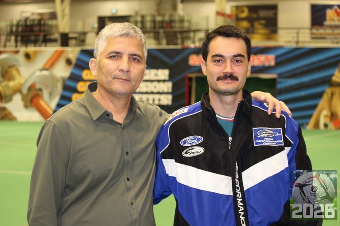 مسابقات فوتسال جام رمضان ۲۰۲۶  - سید حجت اقبال کاپیتان تیم پامیر و ستار زیرک 