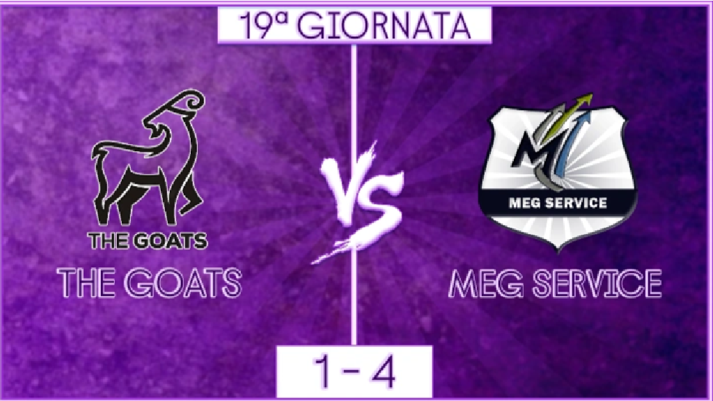 undefined - The Goats vs Meg Service: 19ª GIORNATA (21:15)