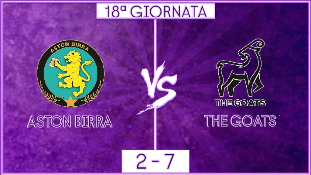undefined - Aston Birra vs The Goats: 18ª GIORNATA (20:15)