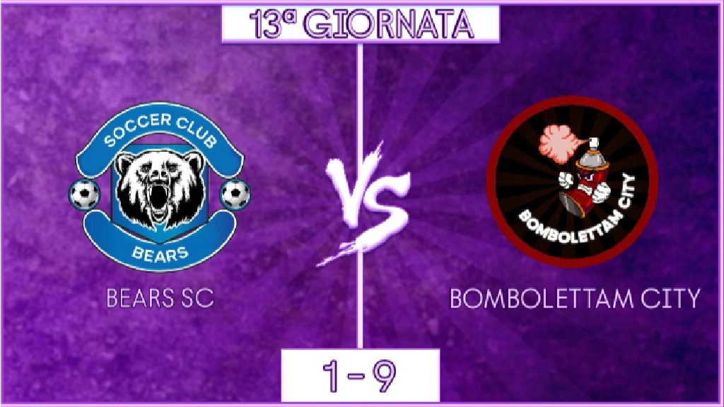 undefined - Bears SC vs Bombolettam City: 13ª GIORNATA (22:15)