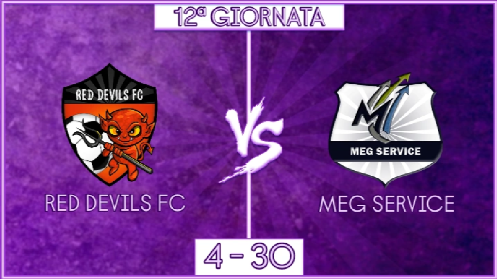 undefined - Red Devils FC vs Meg Service: 12ª GIORNATA (20:15)