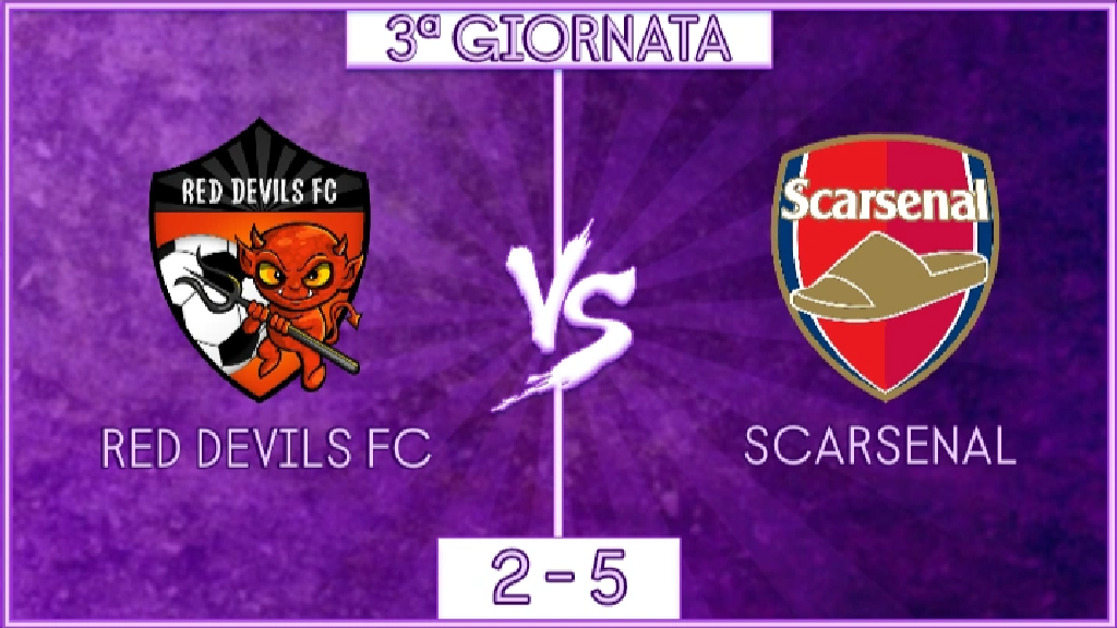 undefined - Red Devils FC vs Scarsenal: 3ª GIORNATA (22:30)