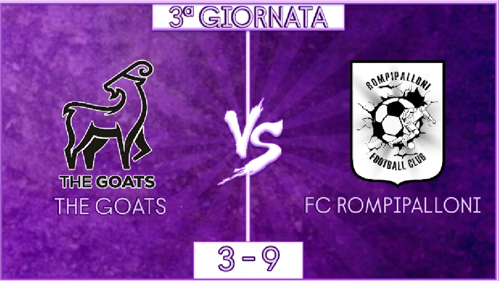 undefined - The Goats vs FC Rompipalloni: 3ª GIORNATA (21:30)