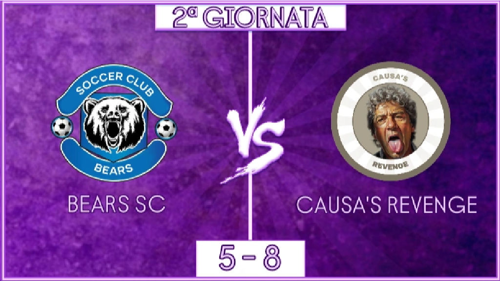 undefined - Bears SC vs Causa's revenge: 2ª GIORNATA (22:30)