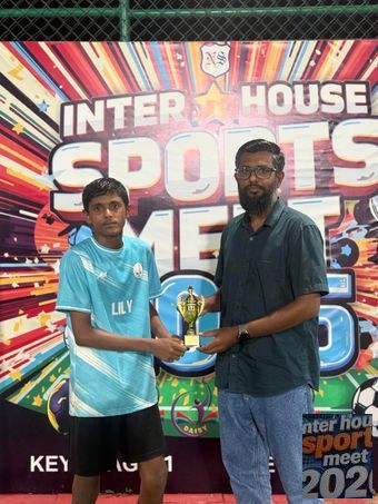 Nolhivaranfaru School Inter House Sports meet 2026 - Player of the match 