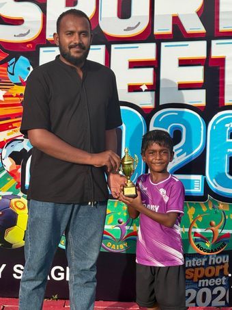 Nolhivaranfaru School Inter House Sports meet 2026 - Player of the Match 