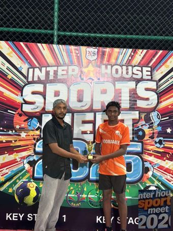 Nolhivaranfaru School Inter House Sports meet 2026 - Player of the match 