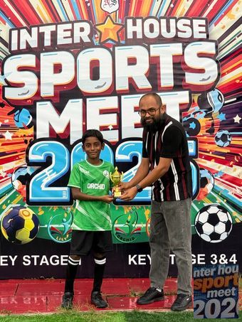 Nolhivaranfaru School Inter House Sports meet 2026 - Player of the match 