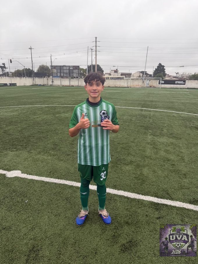 Taça da Uva de Futebol 2026 - Caio Nogoceke - Craque do jogo sub 15 - Safor Academy BR