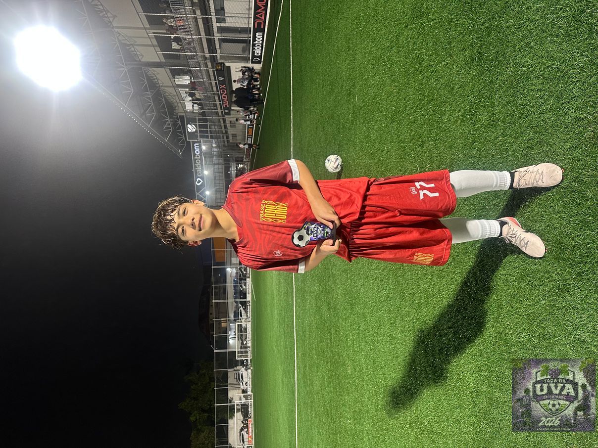 Taça da Uva de Futebol 2026 - André Moreira - Craque do jogo sub 13 - Base CRS