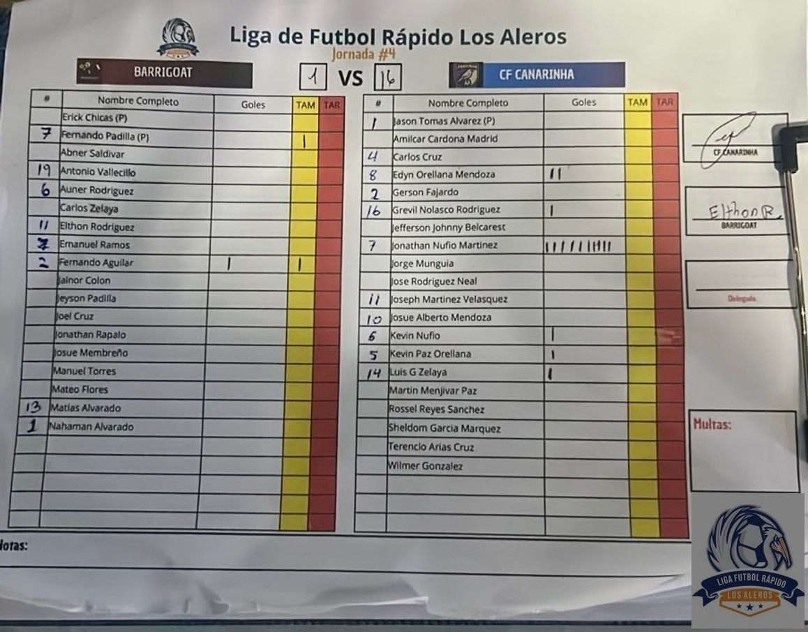 Liga de Fútbol Rápido Los Aleros  - 
