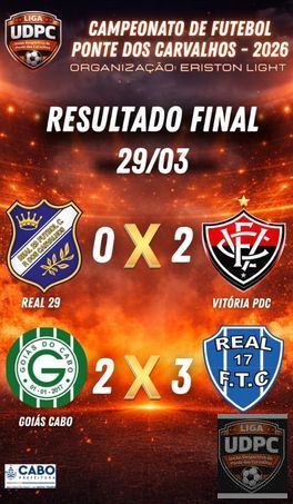 LIGA UDPC   - resultados Finais 