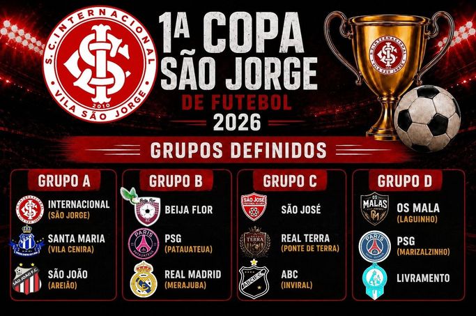 1°copa são Jorge de futebol  - fase de grupo 