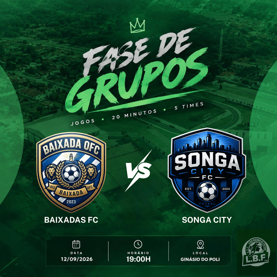 undefined - AO VIVO⚔️ BAIXADAS X SONGA CITY — QUEM VAI LEVAR ESSA? 🔥 Um confronto que promete muita disputa e intensidade do início ao fim!