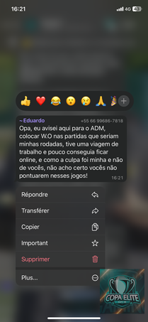undefined - hiarley prattes vitoria por w.o contra o joao Eduardo 