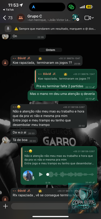 undefined - Jhoww_Cruz x mdprofessor777, chamei 2x e nada, falou pra dar W.o