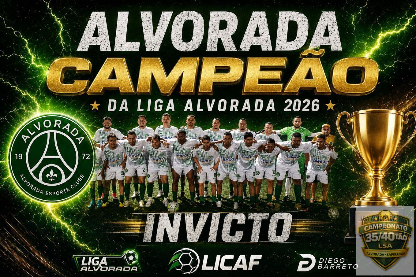 Liga Alvorada  - Alvorada EC Campeão 