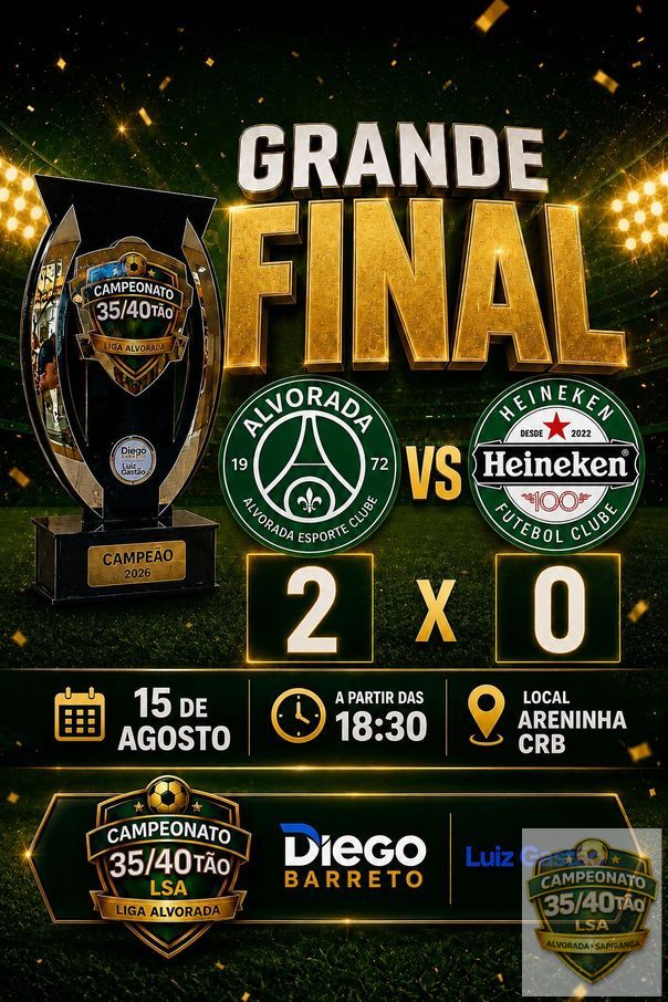 Liga Alvorada  - Placar Final 