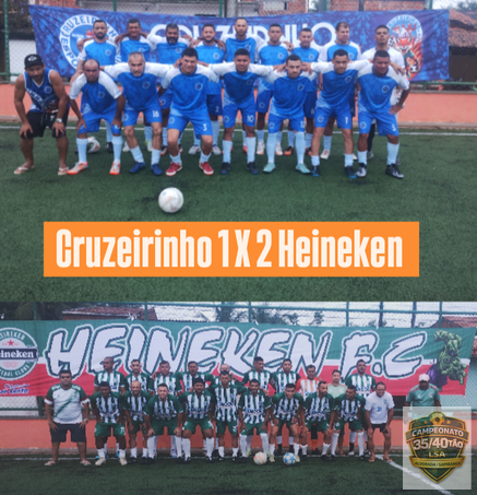1° Campeonato 35/40tão  - placar final 